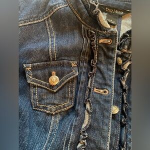 White House Black Market Size 4 Jean Jacket Soooo Cute!